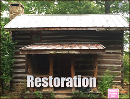 Historic Log Cabin Restoration  Andalusia, Alabama